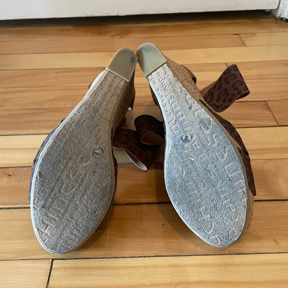 Leopard print wedges - Picture 3 of 4